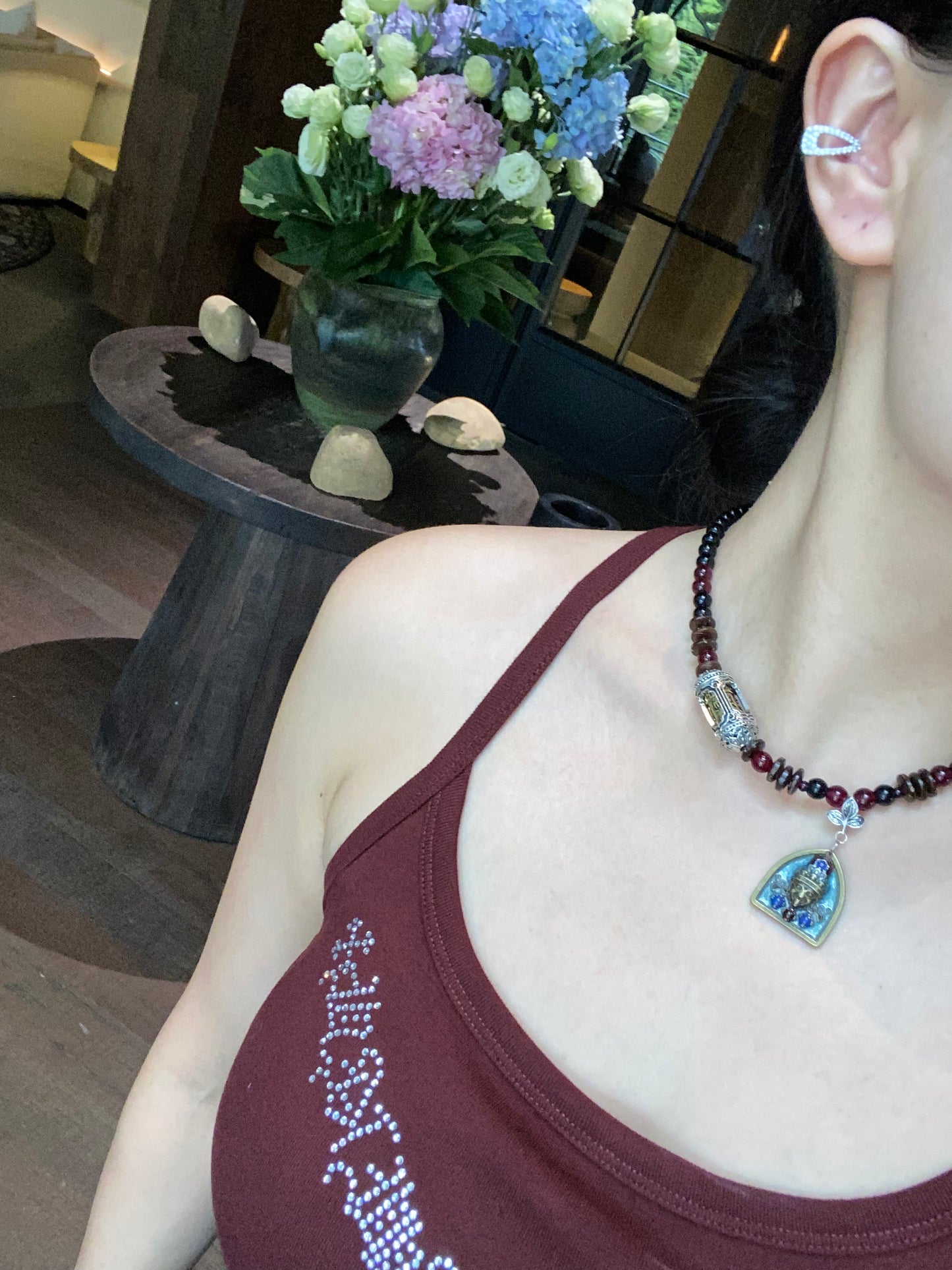 JOJO original handmade necklace. You will fall in love with it at first sight. It is so beautiful. No one will see the same style. It will look beautiful on everyone #necklace #originalhandmade #gift