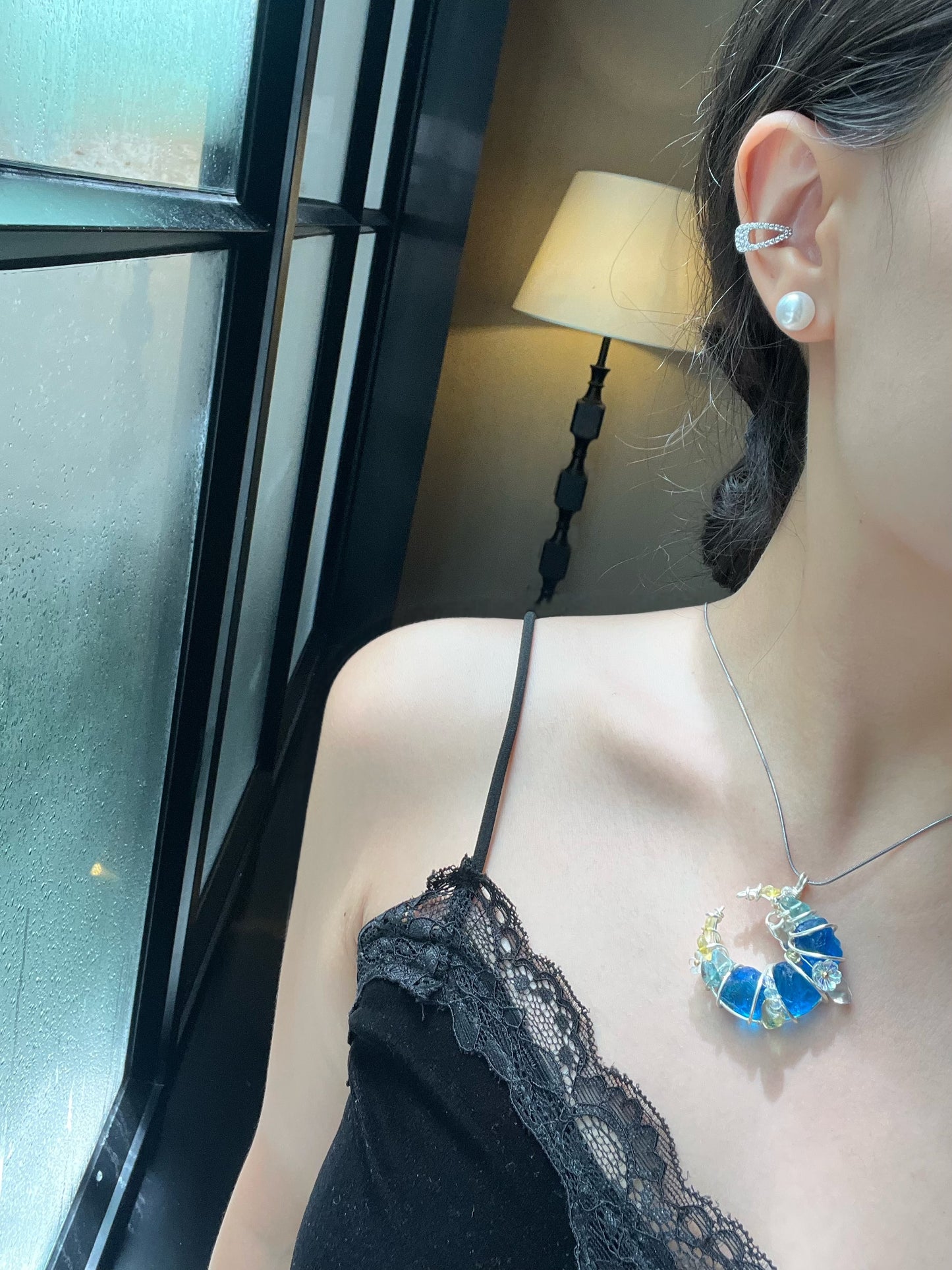 It is the color of the ocean, beautiful beyond words. Each string is carefully handmade and worthy of every soul who loves freedom #Accessories #Necklace #Ocean #Gift
