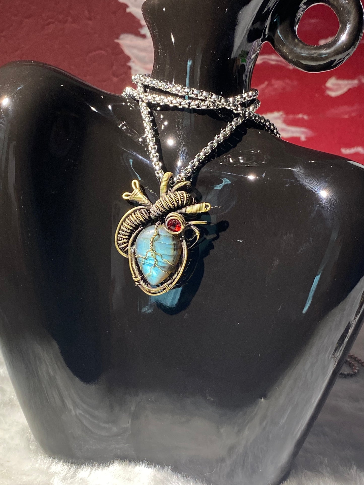 New Turquoise Necklace Handmade Unisex Women's Gift for Her Anniversary Present Youth Style Unique Design Female Jewelry